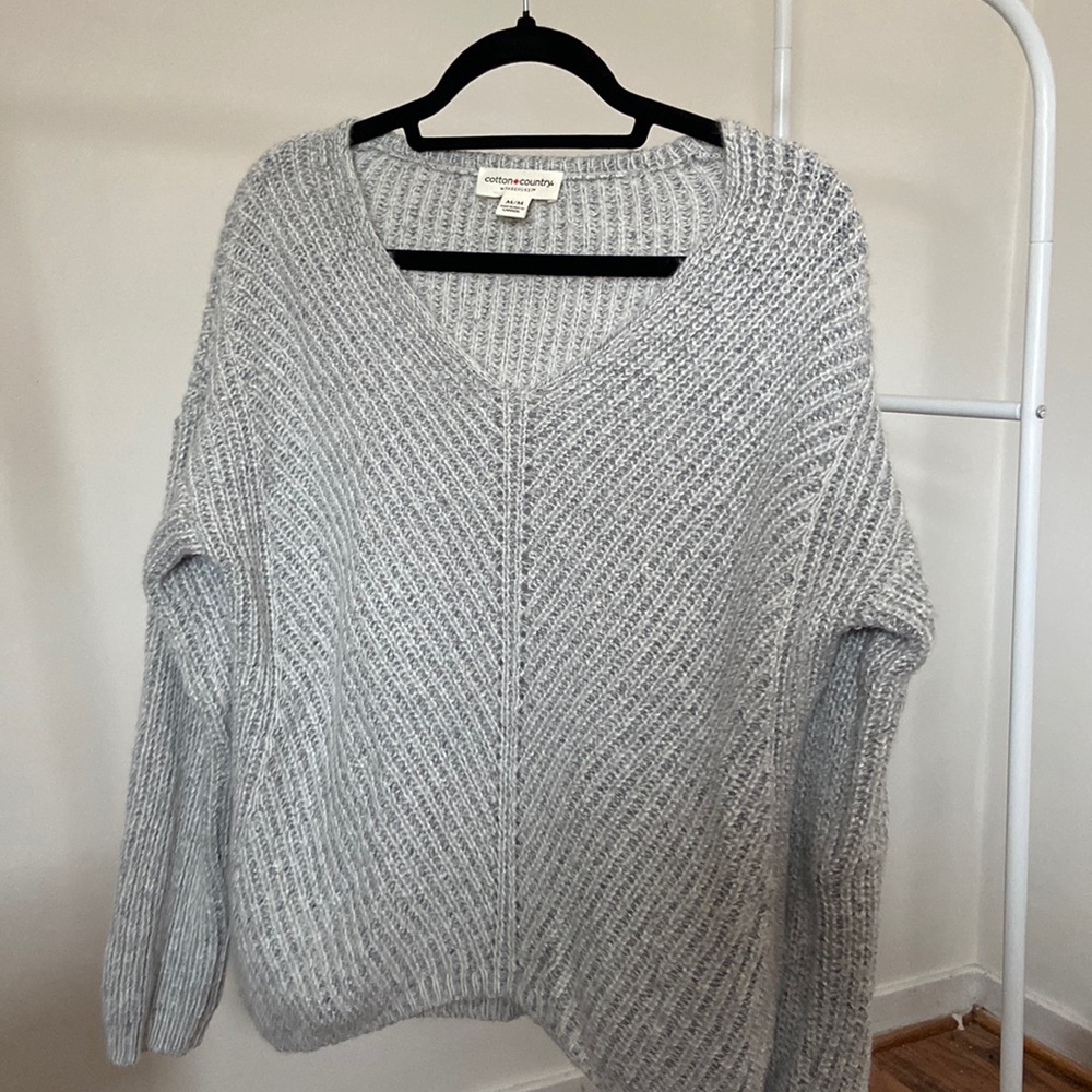 Cotton Country Sweater by Parkhurst - Picture 1 of 3